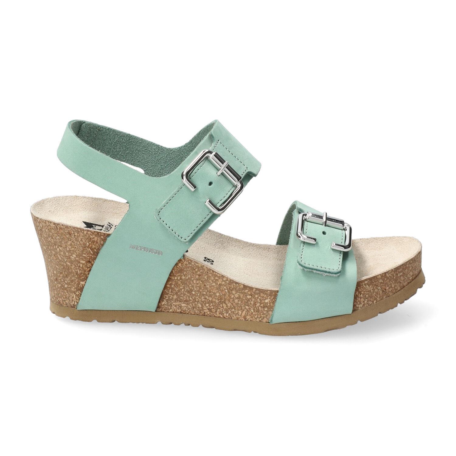 sandales femme modèle Lissandra vert - Mephisto